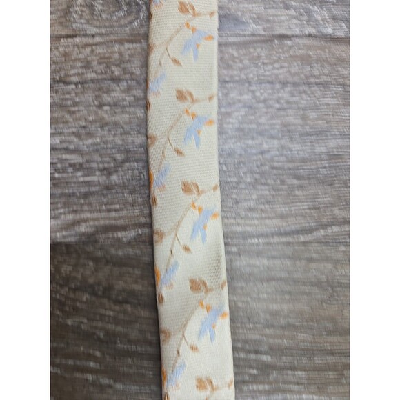 J. Crew Silk  D-Ring Ribbon Belt Small/Medium Women's Floral Pale Gold - Picture 5 of 9